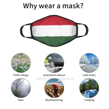 Zastavo Madžarska Windproof Šport Usta Masko Madžarska Macar Macaristan Labor Huni Otrok Madžarska Madžarsko Zastavo Budimpešti