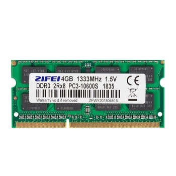 ZIFEI DDR3 & DDR3L laptop ram 4GB 1600MHZ 1333 1066MHZ original čip 204Pin DIMM laptop memory