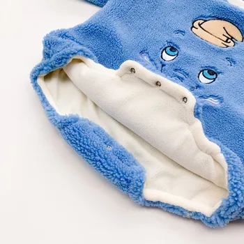 Zimska Otroška Oblačila 2020 Novo Novorojenčka toplo Baby Boy Girl Romper Oblačila z Dolgimi Rokavi za Malčke Izdelka
