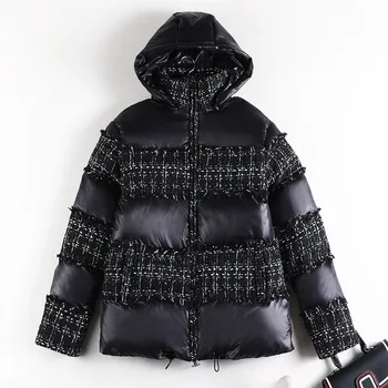 Zimski modni plus velikost ženske plašč s kapuco Debel toplo ropa de para novih chaquetas mujer invierno ženske jakne