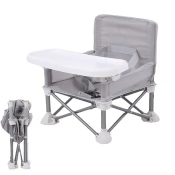 Zložljiva prenosna otroška jedilni stol s ploščo varnostni pas otrok plaži stol za kampiranje otrok udobno hranjenje kavč sedež stola na prostem