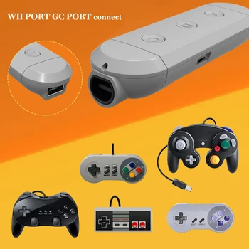 Zmogljiv Prenosni Brezžični vmesnik Bluetooth Za Gamecube/Wii/GLOBE/SNES Classic Krmilnik Za Nintend Stikalo Nintend In PC