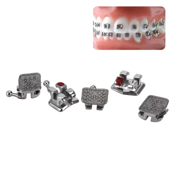 Zobni Nosilec Ortodontskega Oklepaji Mini Roth/MBT 0.022 3-4-5 Kljuke MIM Monoblock Celotno Litje Proces, 20 Kosov/Škatlo