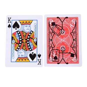 Čarobno Risanka Krovom Kartice-toon Igralne Karte, Animacija Napoved Poker Igre s kartami Magic Magic Trick Rekviziti za Čarovnik
