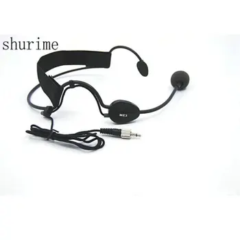 Črna Barva Headworn Slušalke ME3 Mikrofon Kondenzatorski Mikrofon Za Brezžični Sistemi 3,5 mm Vijak Zaklepanja Plug