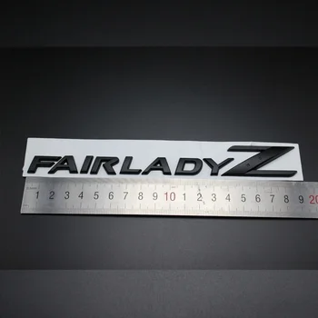 Črna FAIRLADY Z Avtomobilom Strani Prtljažnik Zadaj Emblem Nalepke Značko Decal za 350Z 370Z