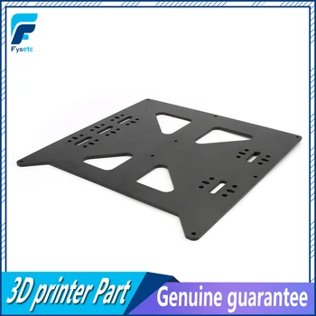 Črno Aluminijasto Y Prevoz Anodizirane Plošče Nadgradnjo V2 Prusa i3 V2 Toplo Posteljo Podporo Ploščo Za Prusa i3 DIY 3D Tiskalnik deli