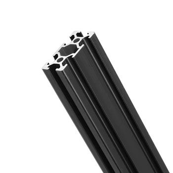 Črno Eloksiran Dolžina 1500mm 2040 T-Reža za Aluminijasti Profili Ekstrudiranje Okvir Za CNC 3D Tiskalnik, Plazma, Laser Stojalo Pohištvo