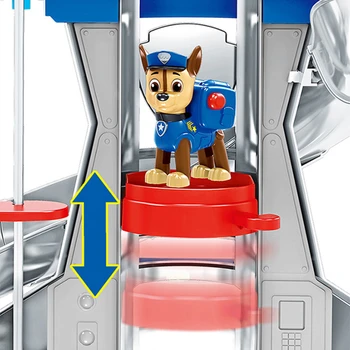 Šapa Patrol psa Igrače iz stolp Base Command Center Kuža Patrol Nastavite Patrulla Canina Anime figuric Model Igrača za otroke Darilo