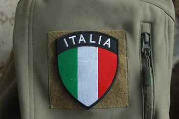 ŠČIT Italija italijanski Italia Zastavo Obliž Šport Vojaške Vojske Nacionalnih Crest Državi Zastave, Obliž Značko za Jakno Plašč Nahrbtnik