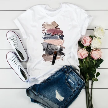 Ženske 2020 3D Tiskanja 90. letih Modi Moda Vrhovi Tumblr Tshirts T Oblačila Ženska Majica Dame Grafični Ženski Tee T-Shirt Oblačila