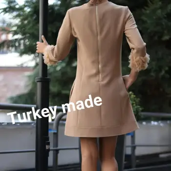 ženske nosijo obleko visoke kakovosti turški Narejen Vipart Платье