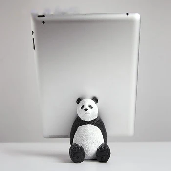 Živali Desk Telefon Stati, Sedel Panda Smolo Urad Držalo, Ustvarjalne Telefon Tablični Stojalo Gori Dekoracijo za Dom