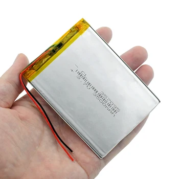 1/2/4 Polnilna 357095 Li-ionska Baterija 3,7 v 3500mah Celična Litij-Polymer Li Po Akumulator 95x70x3.5 mm Več kot Trenutni Zaščitnik