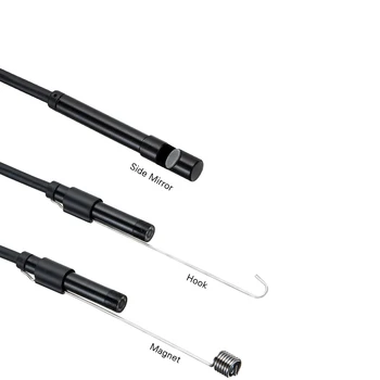 1/2m 5,5 mm/7mm Endoskop Kamero USB Android Endoskop Nepremočljiva 6 LED Borescope Kača prilagodljiv Pregledovalna Kamera Za Android PC