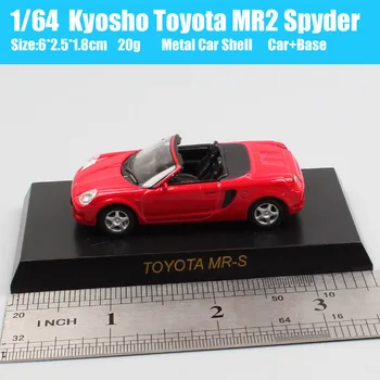 1:64 obsega avtomobila mini kyosho Toyota MR2 Spyder Diecasts & Igrače miniature Vozil modela avtomobila igrača Replike otroci fantje Dosegljivi