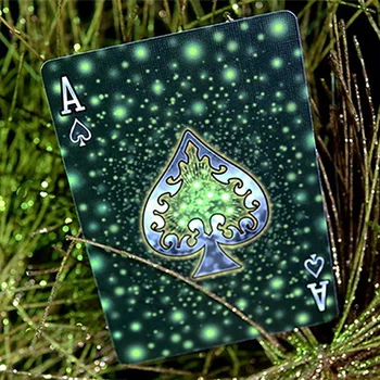 1 kos Fireflie Igralne Karte, 88*63mm Papir Čarobno Kategorijo Kart za Poker za Strokovno Čarovnik