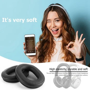 1 Par Zamenjava Uho Blazine Blazine Pokrovček Za Sony Mdr-1Rbt Brezžične Slušalke