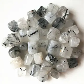 10-20mm Naravno Črne Lase Rutilated Quartz Crystal Cube Zdravilnimi Kristali Reiki Naravnih Kvarčni Kristali 100 g