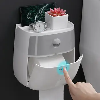 10 Gori Toaletni Papir Držalo Rok Nepremočljiva Pladenj Za Papir Roll Cev Škatla Za Shranjevanje Ustvarjalne Pladenj Tkiva Polje Home