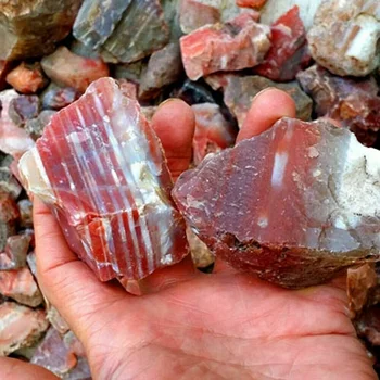 100 g Večino Veliko Naravnih Grobo Carnelian Surovega Kamna Crystal Red Agate Mozambik Obrti