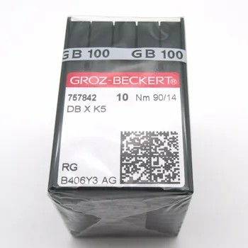 100 Groz Beckert DBXK5 Vezenje za Šivalne stroje Igle Združljiv z Tajima Barudan SWF Industrijske Vezenje