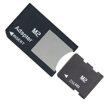100 kozarcev/veliko 64mb 128 mb 256 mb, 512 mb M2 pomnilniško kartico Memory Stick Micro z Brezplačno M2 Sim Adapter za MS PRO DUO