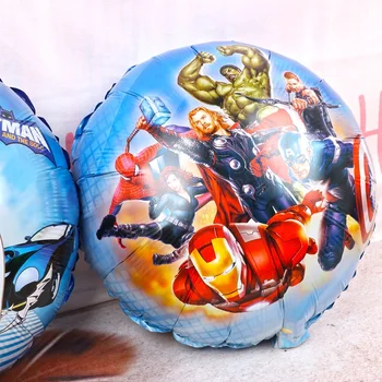 10pcs 18 inch Avengers Super Junak Baloni Spiderman, Hulk Folija Balon Otrok Rojstni dan Dekor Dobave Fant je Fant Igrače