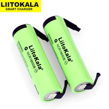 10PCS 2019 Liitokala novo izvirno NCR18650B 3,7 V 3400mAh 18650 polnilna litijeva baterija za baterije + DIY niklja kos
