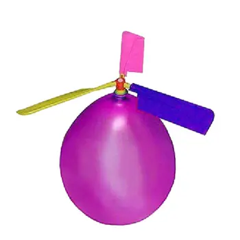 10Pcs Nastavite Helikopterja, ki Plujejo pod Balone S Piščalko Otrok na Prostem Igranje Ustvarjalne Smešno Igrača Balon Propeler Otrok Igrače NSV775