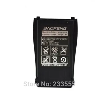 10pcs Novo BaoFeng BL-B 7.4 V 2000mAh baterija Li-ion Baterija za BaoFeng UV-B5/UV-B6 Walkie Talkie