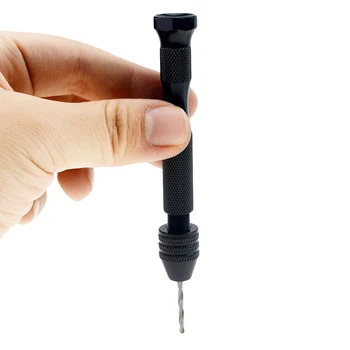 10pcs Twist Drill Bit Mini Micro Aluminij Zlitine Ročne Svedre Z brez ključa Chuck Lesnoobdelovalnih Vrtanje Rotacijski Orodja 0.3-3.2 mm