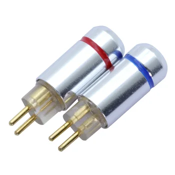 10pcs/veliko 2 PIN Slušalke MMCX Moški Vtič Priključek Žico Priključek Primerni za 4 MM Audio Kabel MMCX nadgradnjo PIN plug Spajkanje Priključek