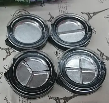 10pcs/veliko Aluminija plošče iz plastičnih prazne oči v senci primeru /rdečilo/v prahu kozmetični kompakten posodo
