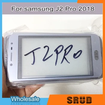 10pcs Črna Zunanje Steklo Z OCA Lepljena Storitev Za Samsung Galaxy J2 J200 Pro 2018 J250 Jedro J260