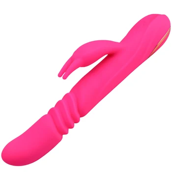 12 Hitrost G-spot Masaža Telesa Rabbit Vibratorji USB Polnilne Ženska Vagina Muco Stimulator Dildo Seks Pralni Igrača Za Ženske