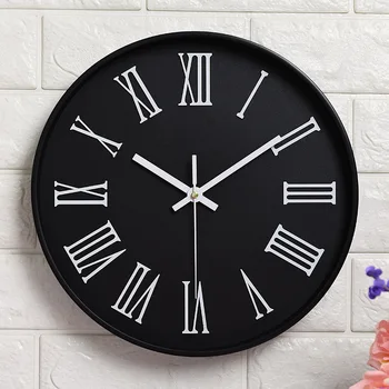 12 Inch Sodobno Klasično Stenske Ure 2019 Novo Vintage Krog Ura Quartz Horloge Retro Wathces Relogio de parede