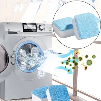 12 Čiščenje Zavihki Pralni stroj Šumeče Čistila, Mila Pralnica za Pranje, Čiščenje, Detergent za Pranje Tablete za Pranje perila