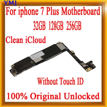 128gb za iphone 7 plus matične plošče, brez Dotik ID, Original odklenjena za iphone 7P Logiko plošče z IOS Sistem