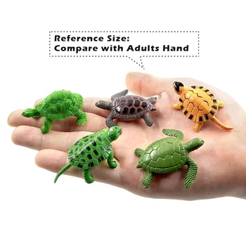 12pcs Simulacije Morske želve Želva figurice Živali model DIY doma dekor miniaturni pravljice vrtu okrasni dodatki sodobne