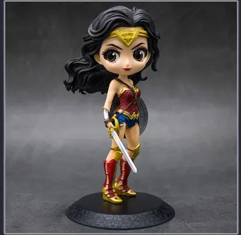 15 cm Anime Slika Junakov Wonder Woman flash PVC Številke Zbirateljske Model Igrača