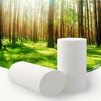 16 Zvitkih/Veliko Hitra Dostava Toaletni Papir Roll 4 Plasti Doma kopalna Kad Wc Roll Papir Primarna Lesna Celuloza Toaletni Papir Tkiva Roll GYH