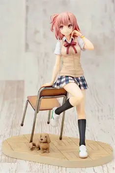 18 cm Yuigahama Yui je Sedel s Stola Dekle Šoli Akcijska Figura Model Anime Moj Najstniški Romantični Komediji SNAFU PVC Model Slika Igrača