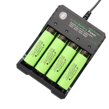 18650 baterije litijeva baterija 3400mAh 3,7 V za NCR 18650B svetilka igrača baterijo za ponovno polnjenje in USB-polnilnik