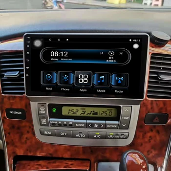 1din Android9.1 8Core Ram4g Rom64g avto multimedijski predvajalnik za Toyota alphard z DSP Carplay 4G navigacija stereo radio