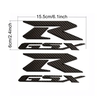 1PCS 3D ogljikovih vlaken Za GSXR 3M nalepke logotip nalepko motocikel oklep Za Suzuki GSXR 600 750 1000 K1 K2 K3 K4 K5 K6 K7 K8 K9