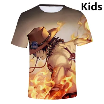 2 Do 13 Let Otroci T Shirt Enem Kosu 3D Tiskanih Tshirt T-Shirt Fantje Dekle Moda Harajuku Kratek Rokav T Srajce Otroci Oblačila