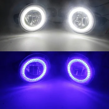 2 Kosov LED Angel Eye Luči za Meglo Avto Sprednji Odbijač Meglo Lučka DRL Dnevnih Luč 12V Styling Za Opel Movano B 2010-