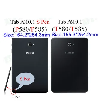 [2-Pack] Za Samsung Galaxy Tab A6 10.1 2016 Kaljeno Steklo Screen Protector SM T580 T585 P580 P585 Model zaščitno folijo