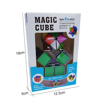 2 v 1 yoshimoto kocka magic cube neskončno kocka igrača se sprostite puzzel, ki je igra za otroke, odrasle EOS Dvojna Zvezda Flexicube